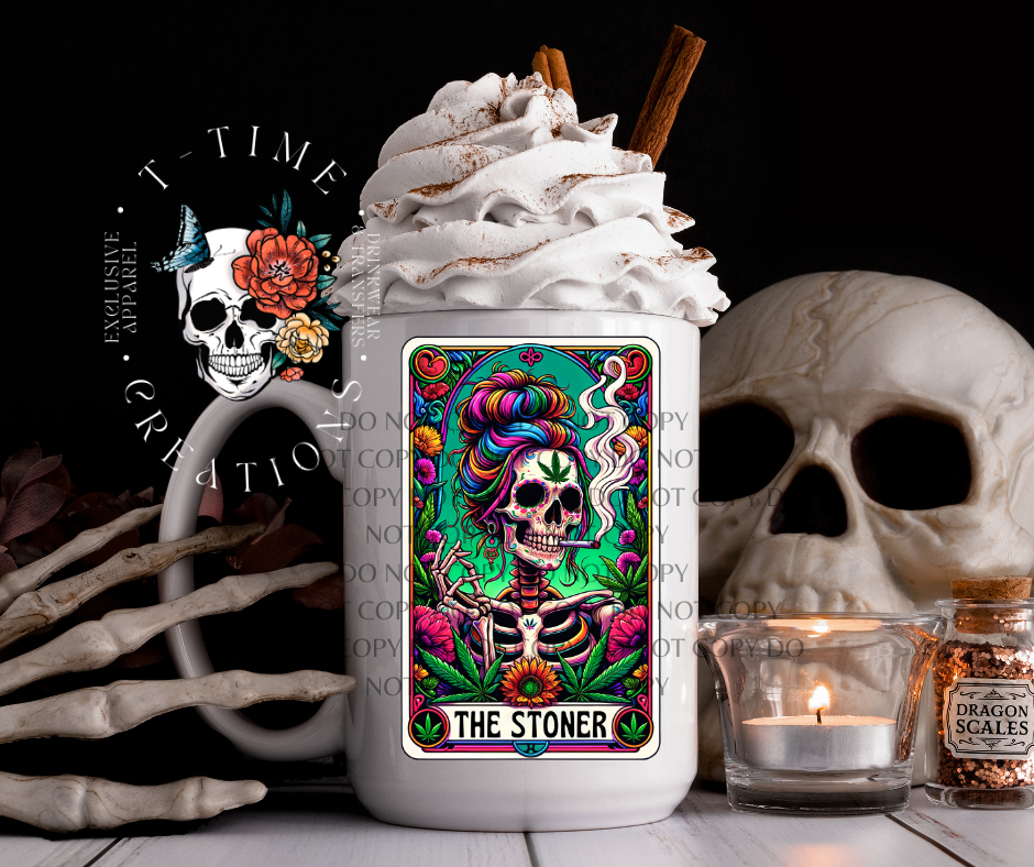 The Stoner tarot 15oz mug