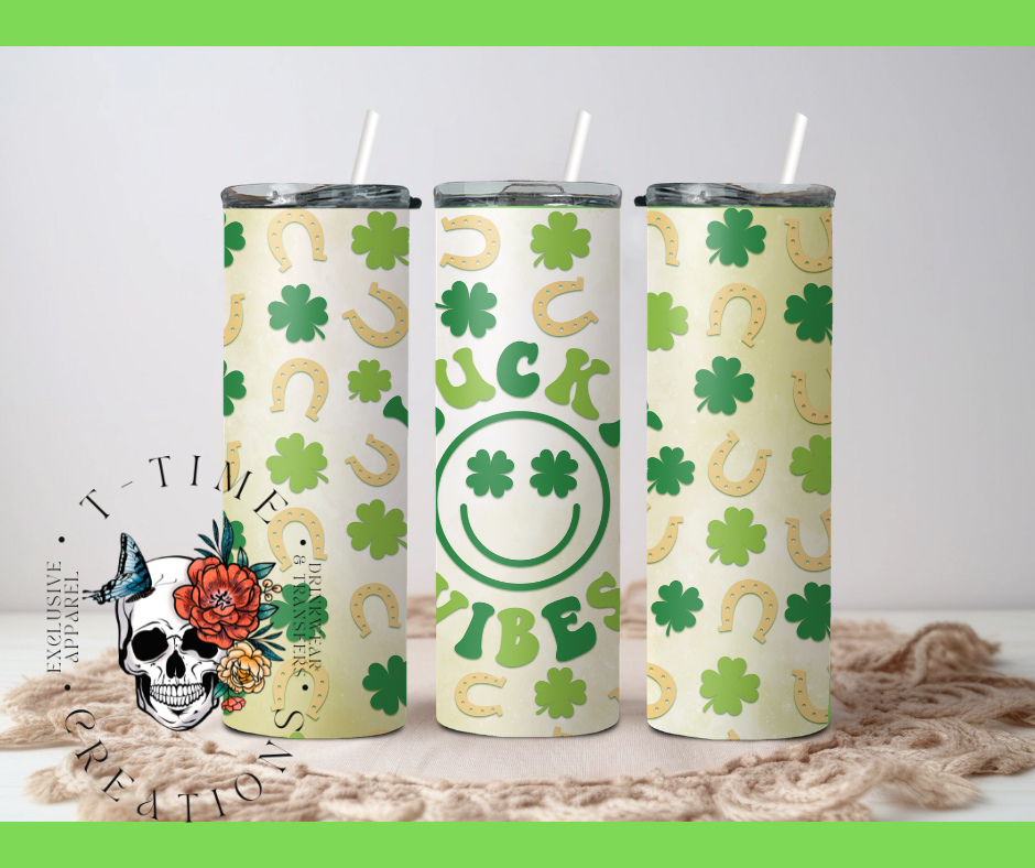 Lucky vibes 20oz Tumbler
