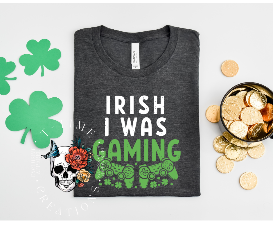 Irish I was Gaming kids' shirt