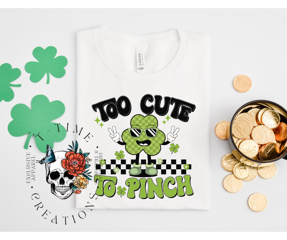 Too cute to pinch boy kids' shirt