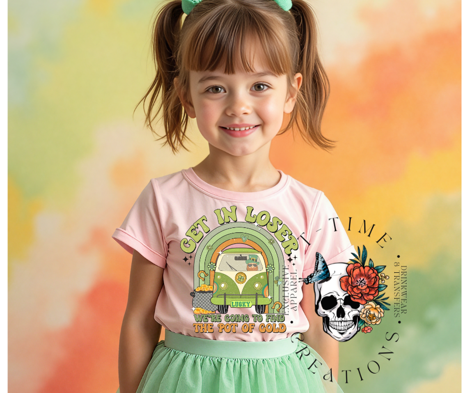 Get in Losers- Pot of gold kids shirt