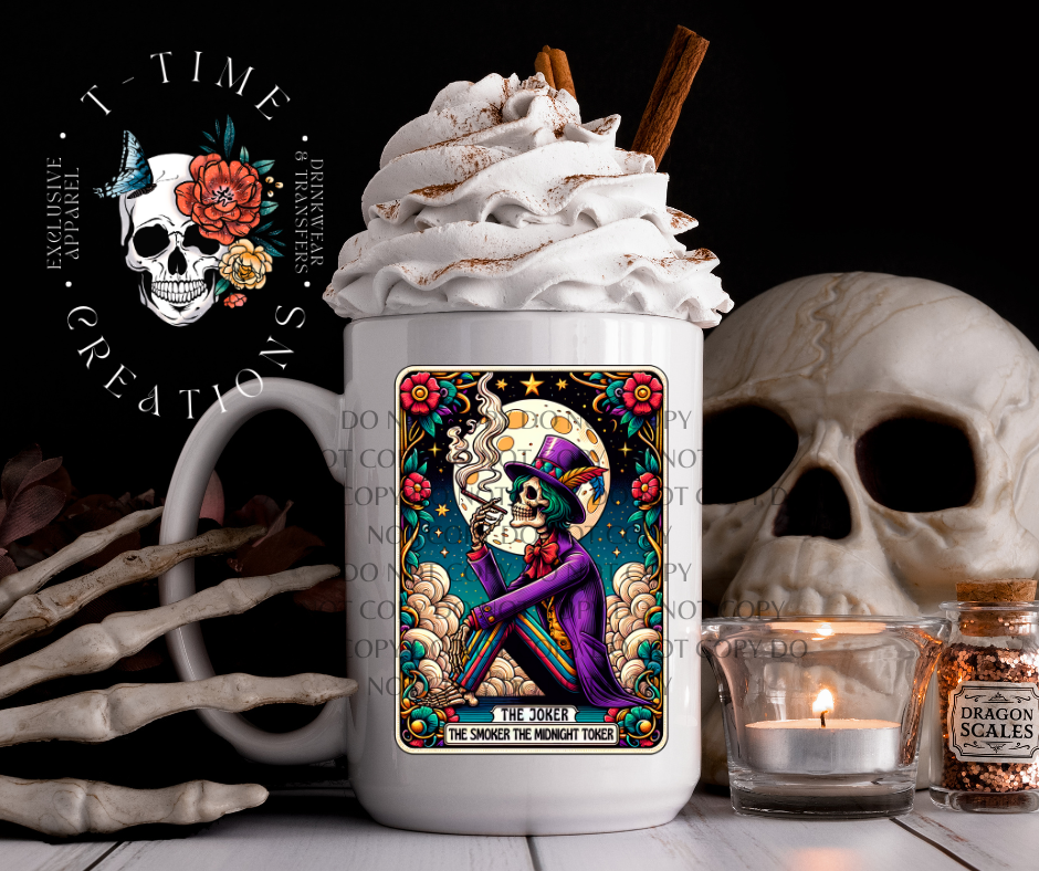 The Joker tarot 15oz mug