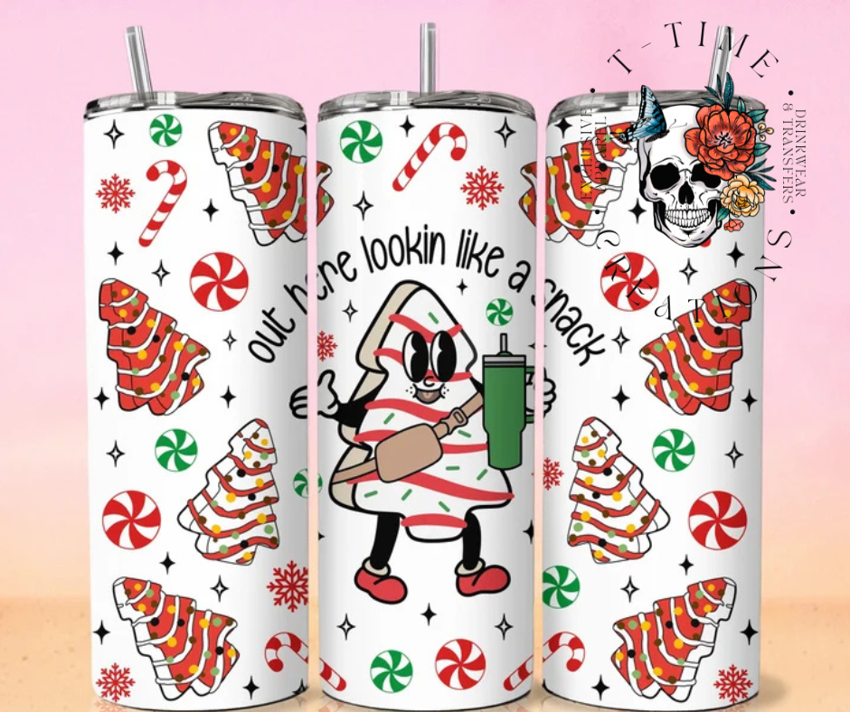 Christmas cake 20oz Tumbler