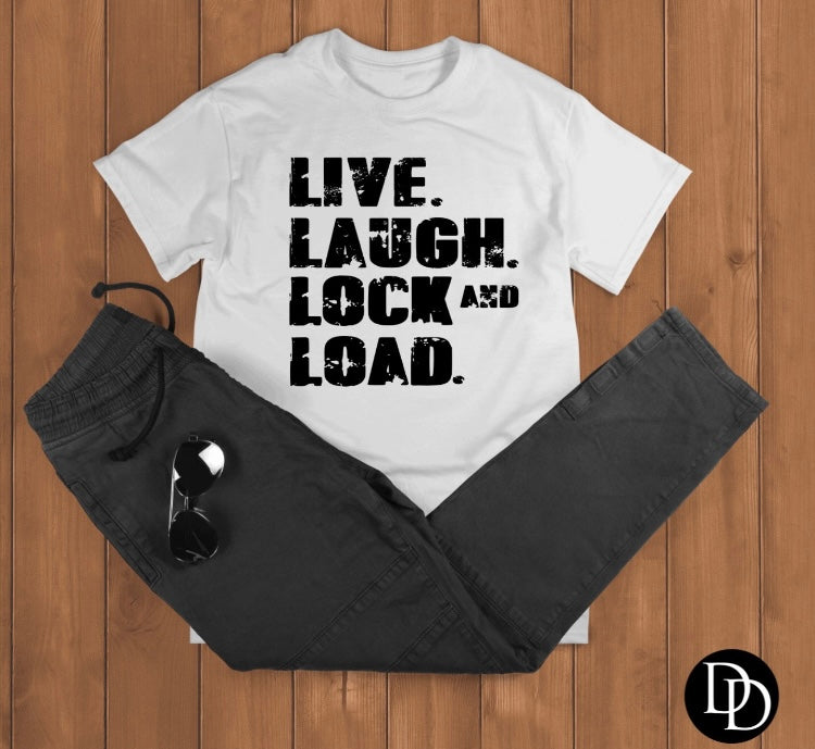 Live laugh lock and load Men’s Shirts