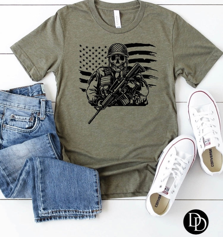 Skellie solider Men’s Shirts