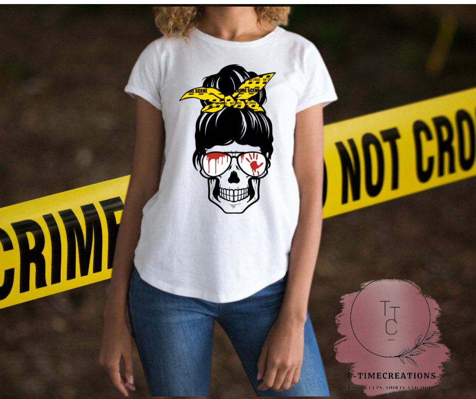 Crime Skull Tshrit
