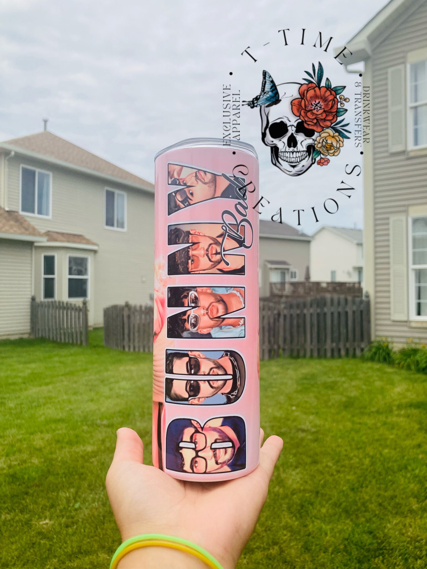 Bad Bunny 20oz Skinny Sublimation Tumblr