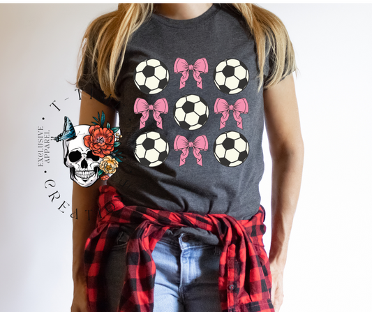 Bows and Soccer mom T-Shirt