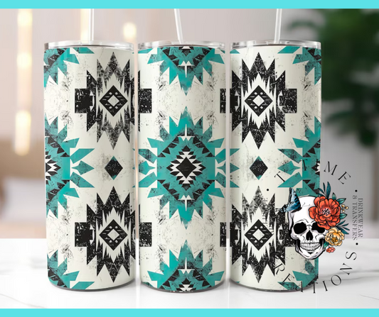 Aztec Pattern 20oz Tumbler