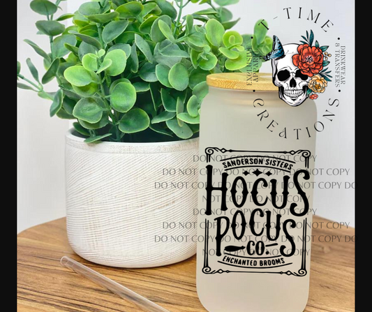 Halloween 16oz boho Glass cans