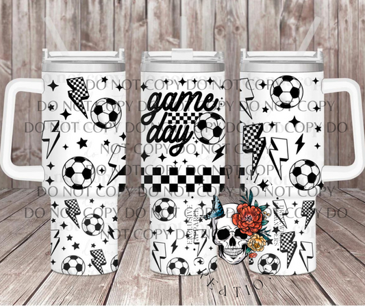 Game Day Soccer 30oz Sublimation Tumbler