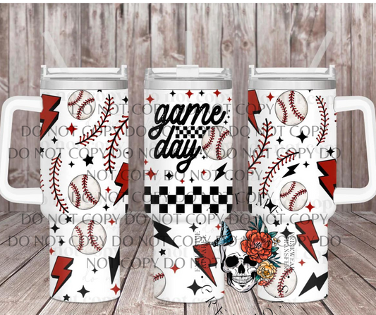 Game Day baseball 30oz Sublimation Tumbler