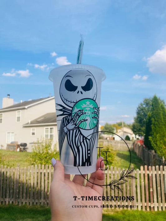 Skeleton Halloween Cold Cup