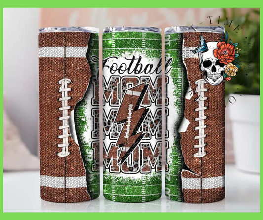 Football Mom print 20oz Tumbler