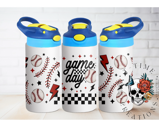 Game Day 12oz Double Wall Insulated Kids Tumbler with Handle