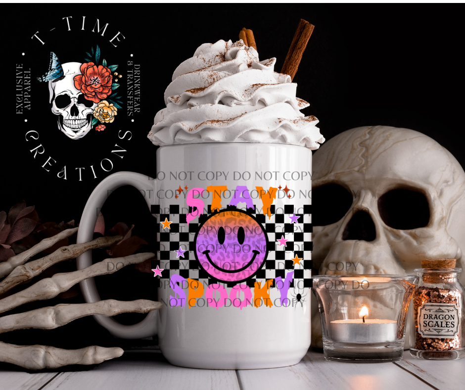 Retro Stay Spooky 16oz Mug