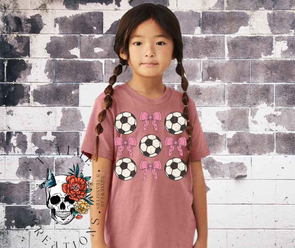 Girls Retro Soccer Shirt