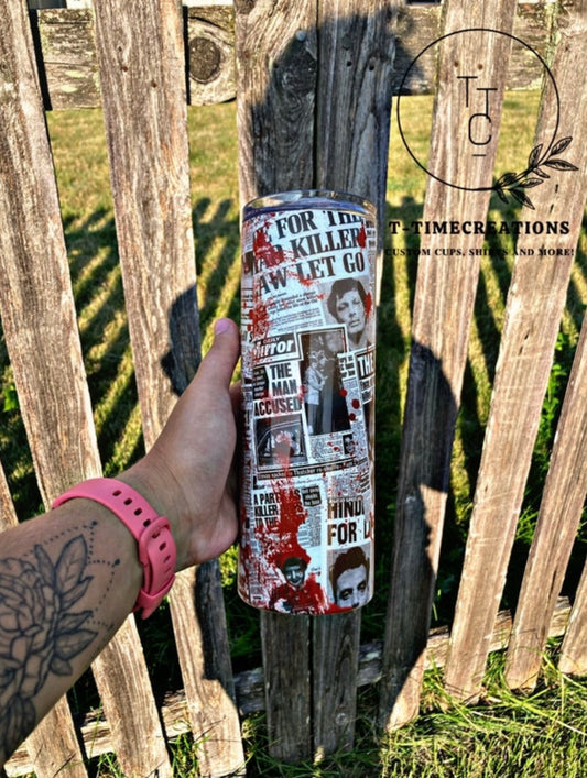 True Crime 20oz Sublimation Tumblr