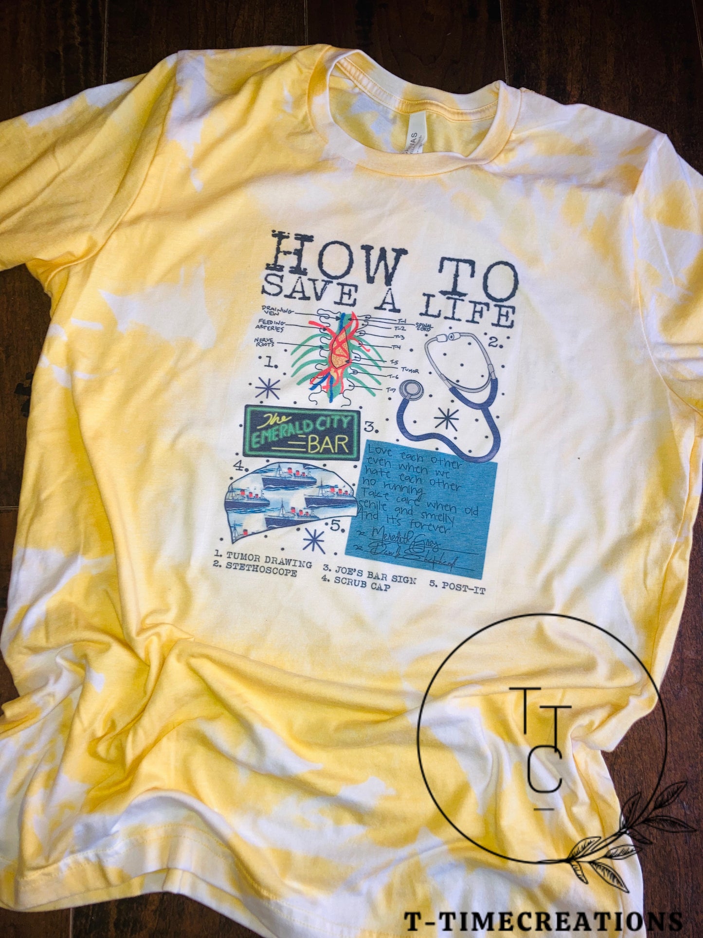 How To Save A Life Bleached T-Shirt