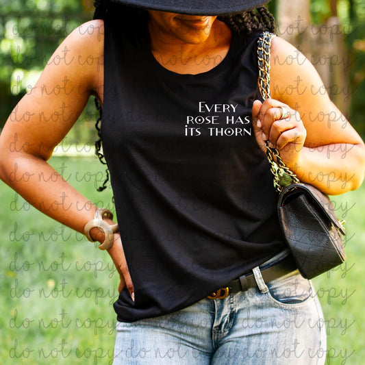 Every rose has its thorn Tank Top
