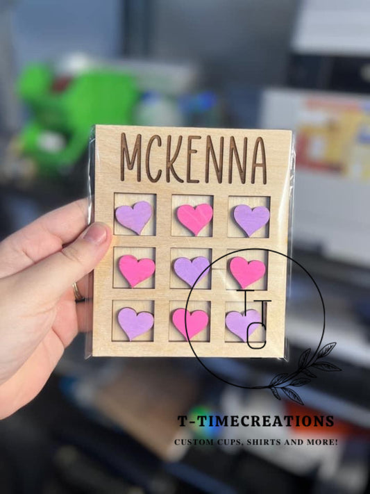 PREORDERED - Custom Tic Tac Toe Boards