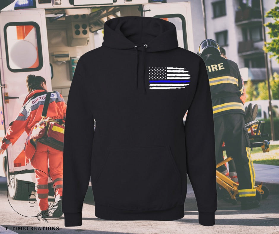 EMS Distressed Hoodie