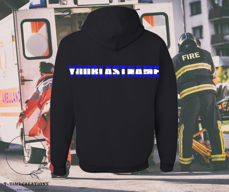 EMS Distressed Hoodie